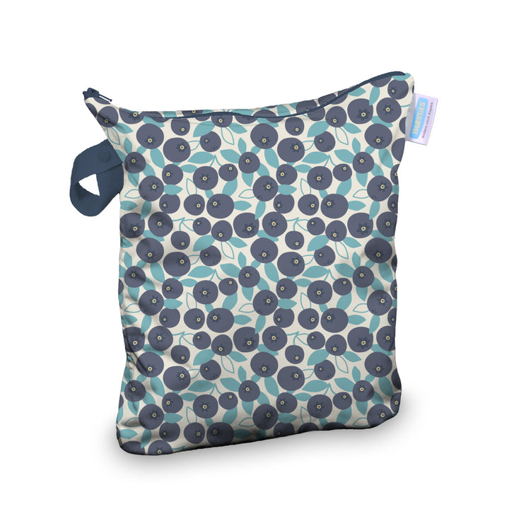 Thirsties Deluxe Wet Bag for cloth diapers blueberry print