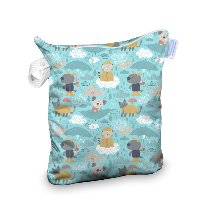 Thirsties Deluxe Wet Bag for cloth diapers Drizzly print