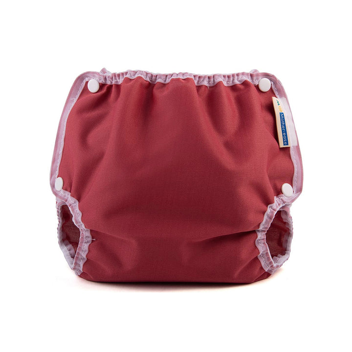Cranberry red Mother-ease cloth diaper cover Air-flow