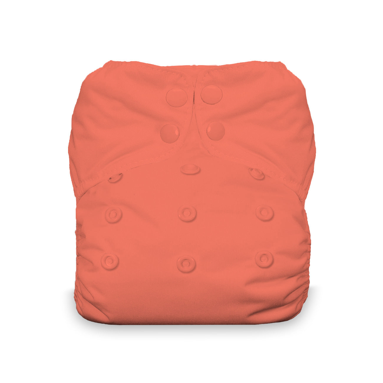 Salmon pink natural all in one cloth diaper