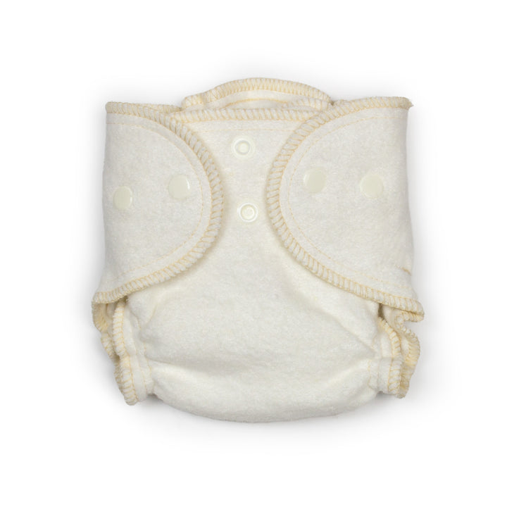 Babee Greens Growing Greens newborn hemp cotton cloth diaper with cord dip snap