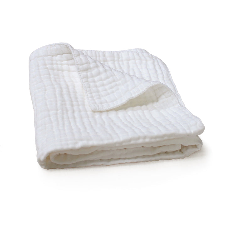 Crinkle muslin baby blanket