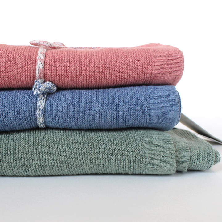 Disana linen blankets stacked