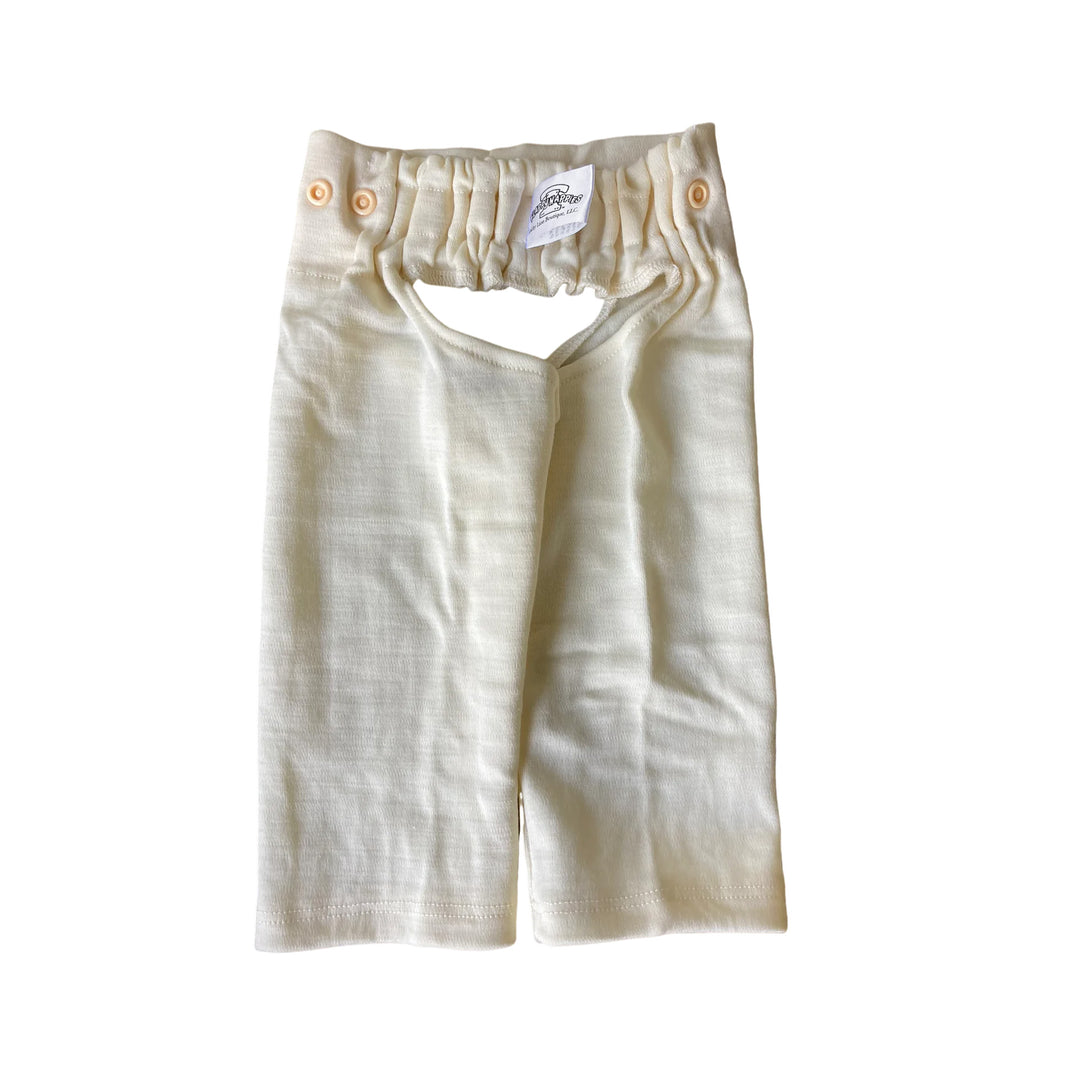 Flappy nappy merino wool crotchless pants for baby EC