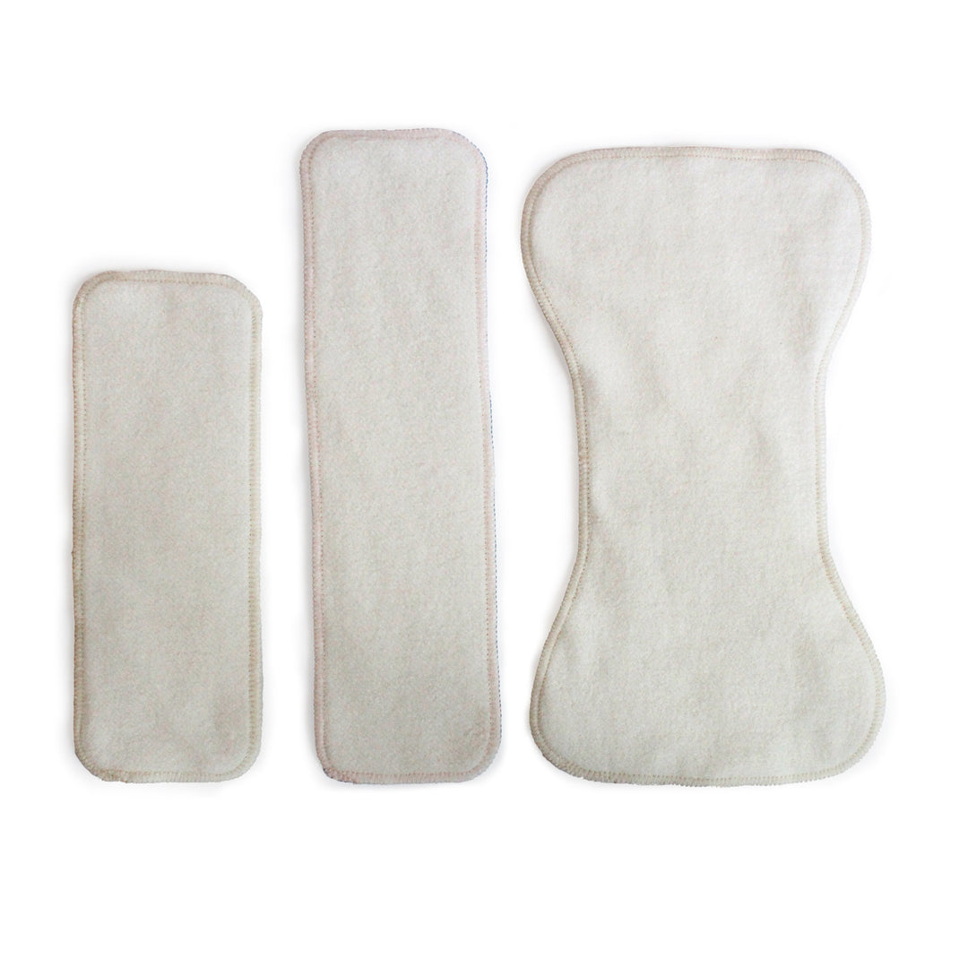 Hemp cotton diaper doublers compared