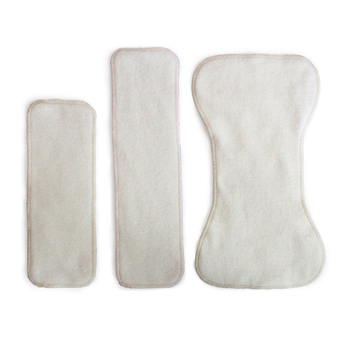 Hemp cotton diaper doublers compared