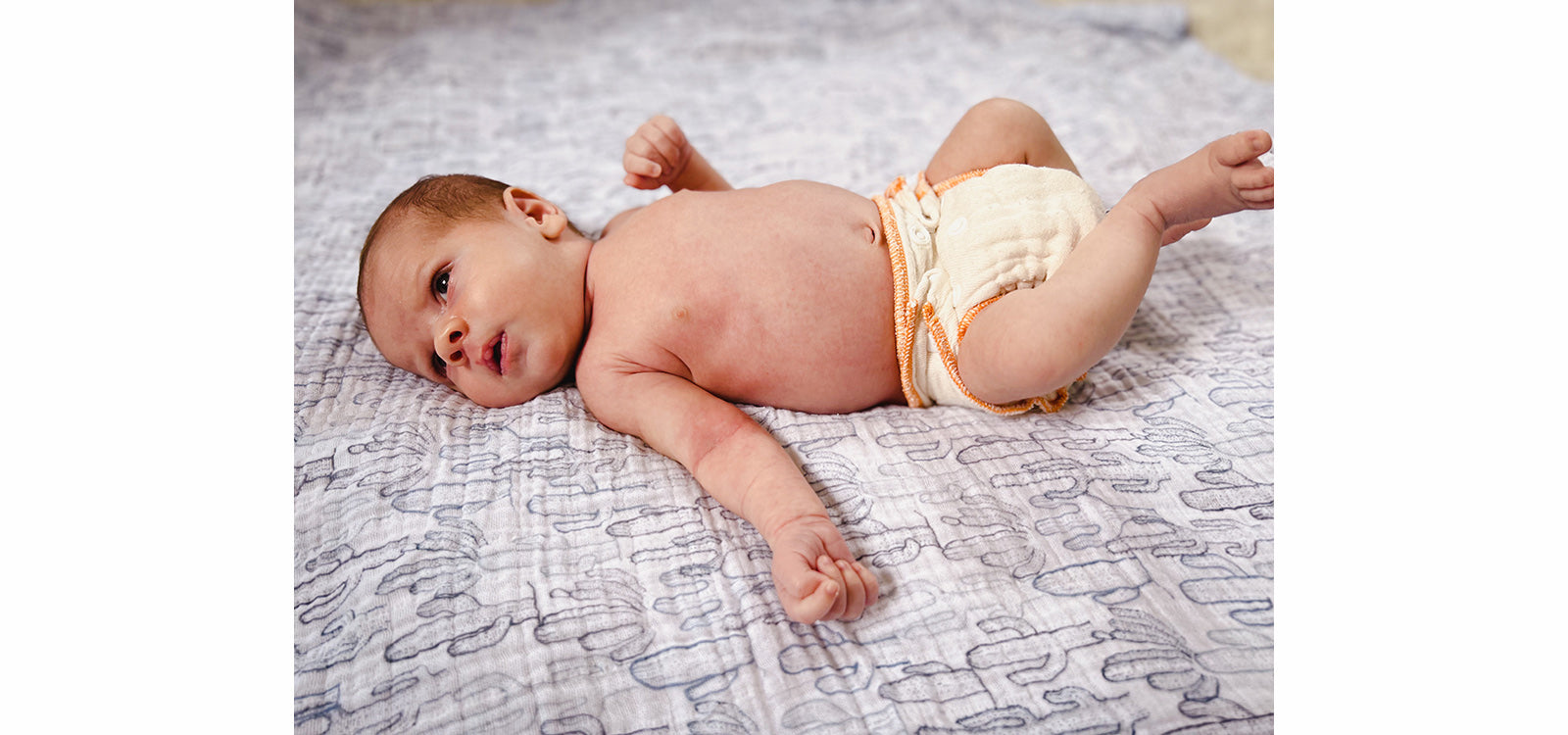 Baby in cloth diaper sale
