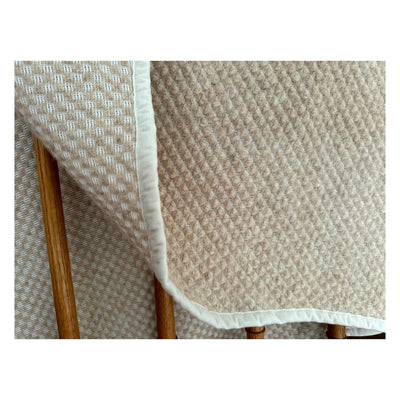 Kico label wool blanket close up 