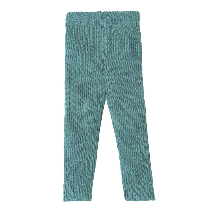 Disana merino wool leggings for baby and toddlers eucalyptus color made of organic wool