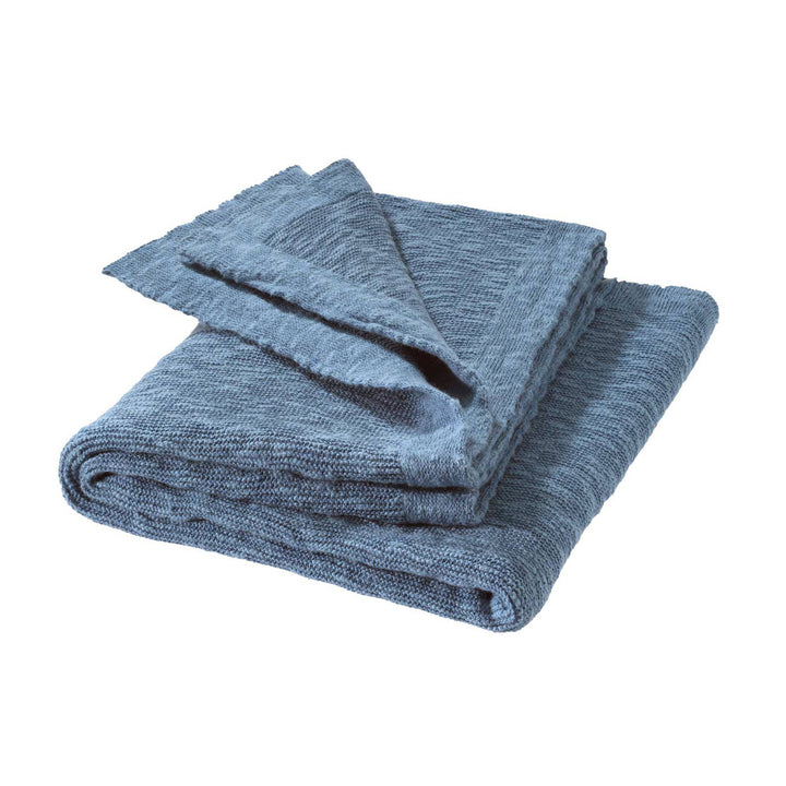 Disana linen blanket blue