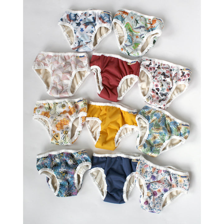 many colors of big kid training pants washable