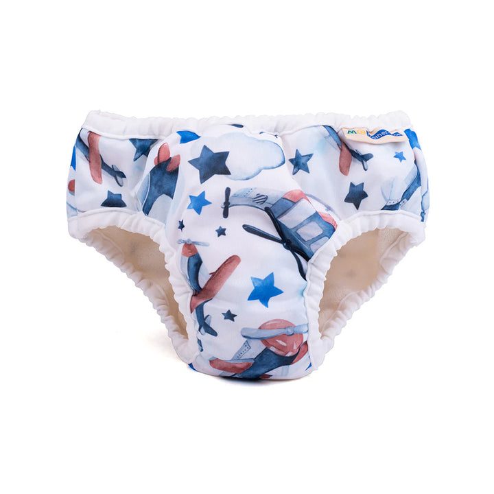 Mother-ease potty training undewear flight airplane print