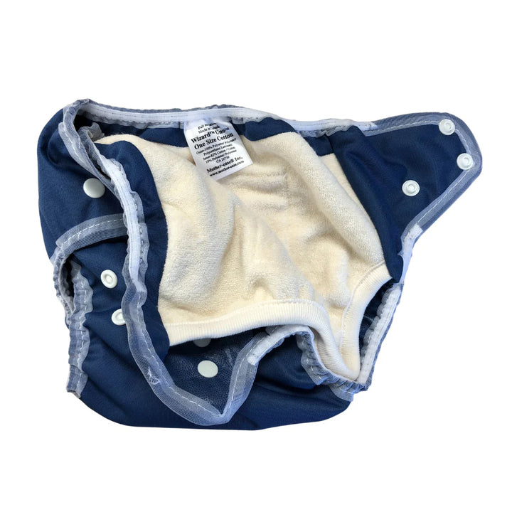 inside Mother-ease wizard uno with cotton aio diaper