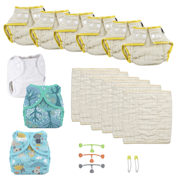 infant cloth diaper try it kit gender neutral