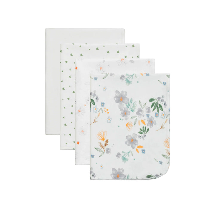 Under the Nile organic cotton burp cloths modern daisy