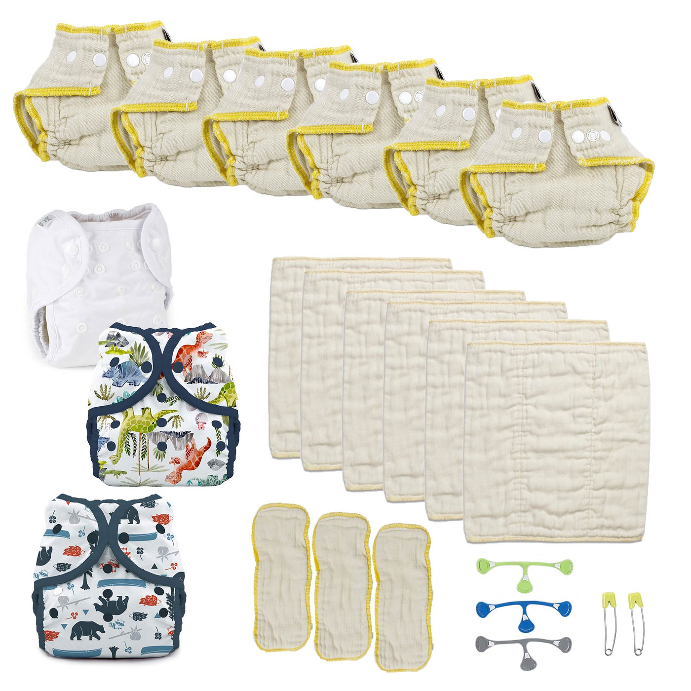 Try both cloth diaper kit size small boy