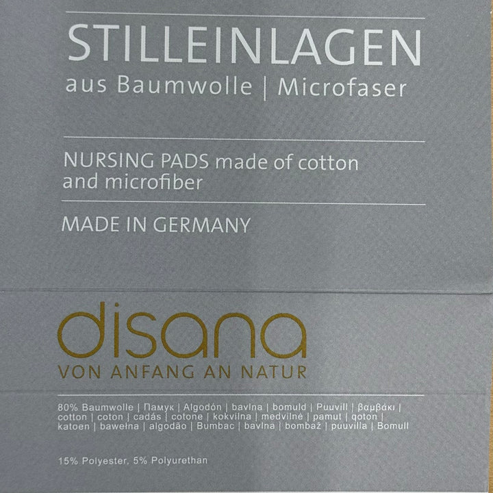 Disana nursing pad packaging