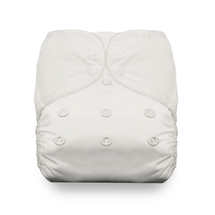 Thirsties natural pocket cloth diaper with cotton birch white
