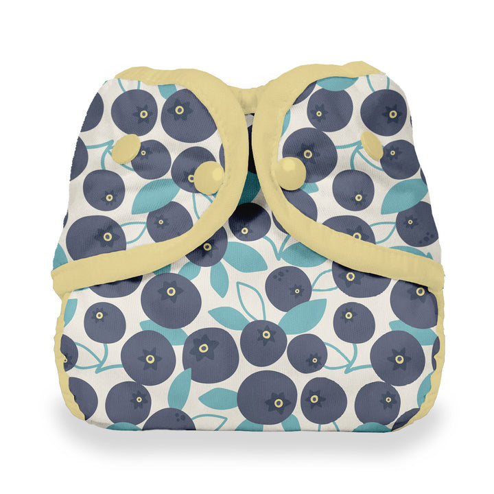 Thirsties Diaper Cover snaps blueberry
