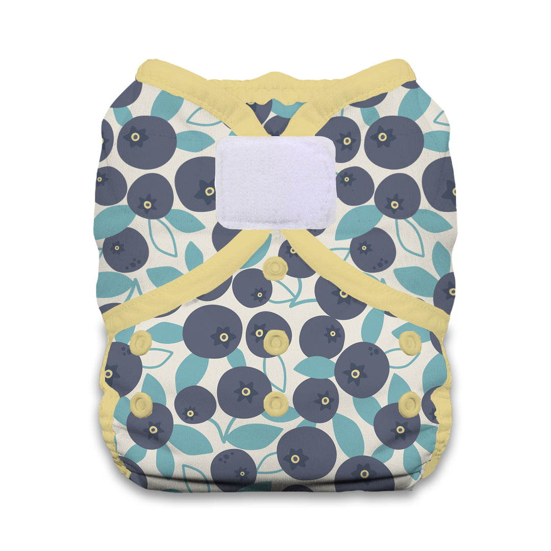 Thirsties Duo Wrap diaper cover hook and loop blueberry print