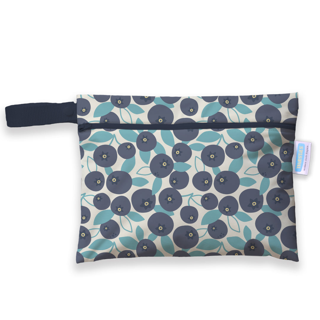 Thirsties Mini Wet Bag Blueberry print