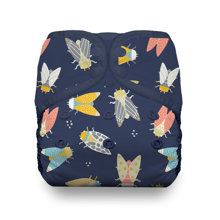 Thirsties Natural One Size Pocket Diaper Snap Cicada