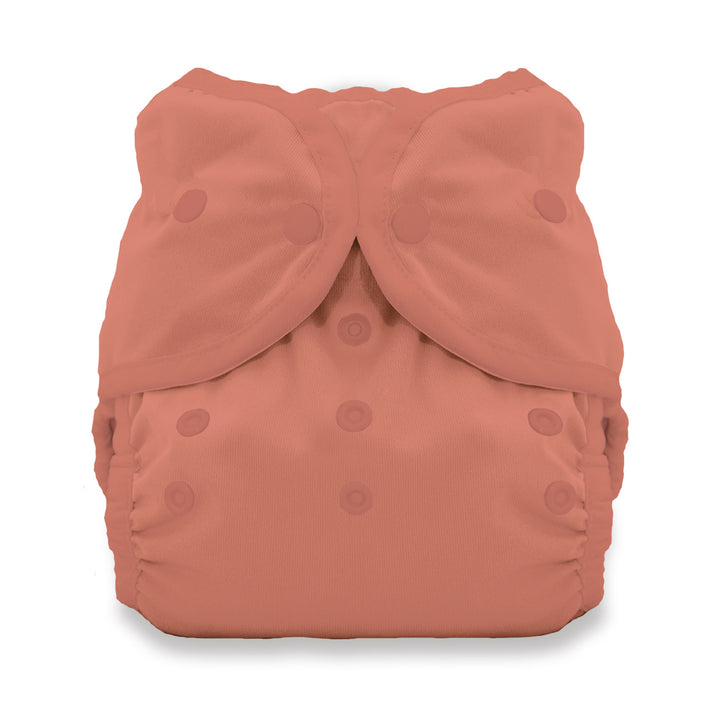 Coral clay colored diaper Thirsties Duo Wrap