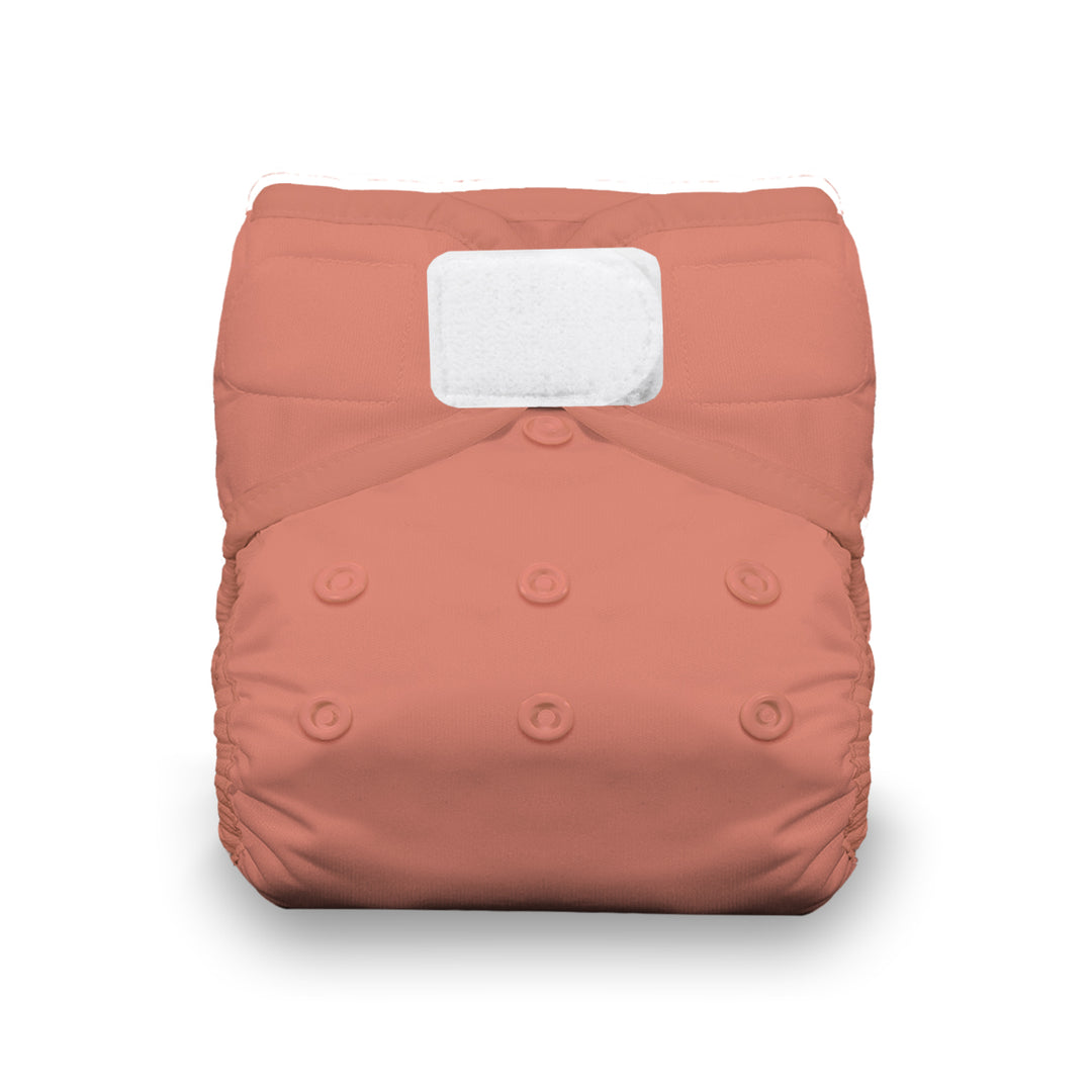 Thirsties natural cotton all in one pocket cloth diaper clay