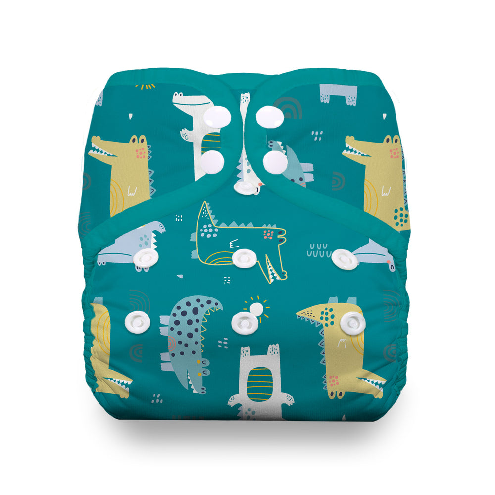 Thirsties Natural One Size Pocket Diaper Snap Crockin