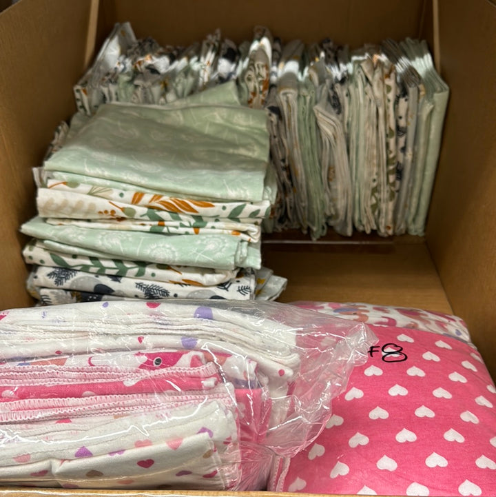 grab bag with pink