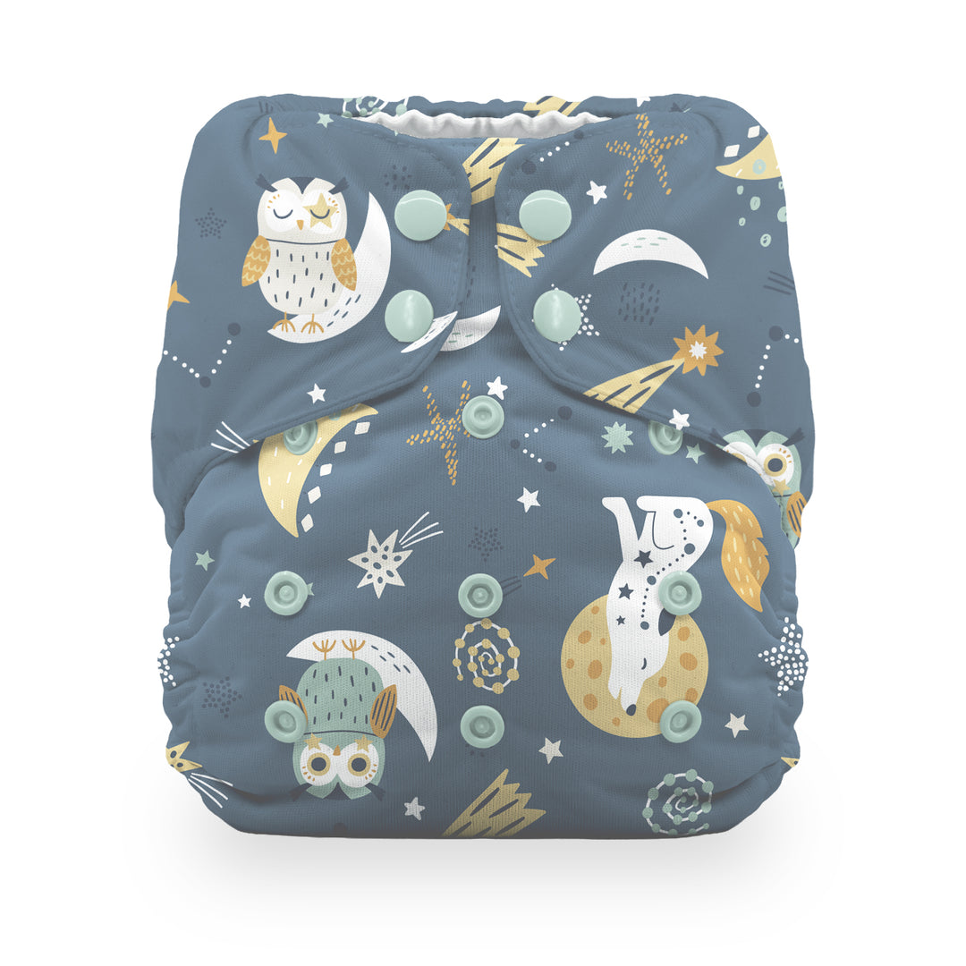 Thirsties natural all in one cloth diaper hoot n howl