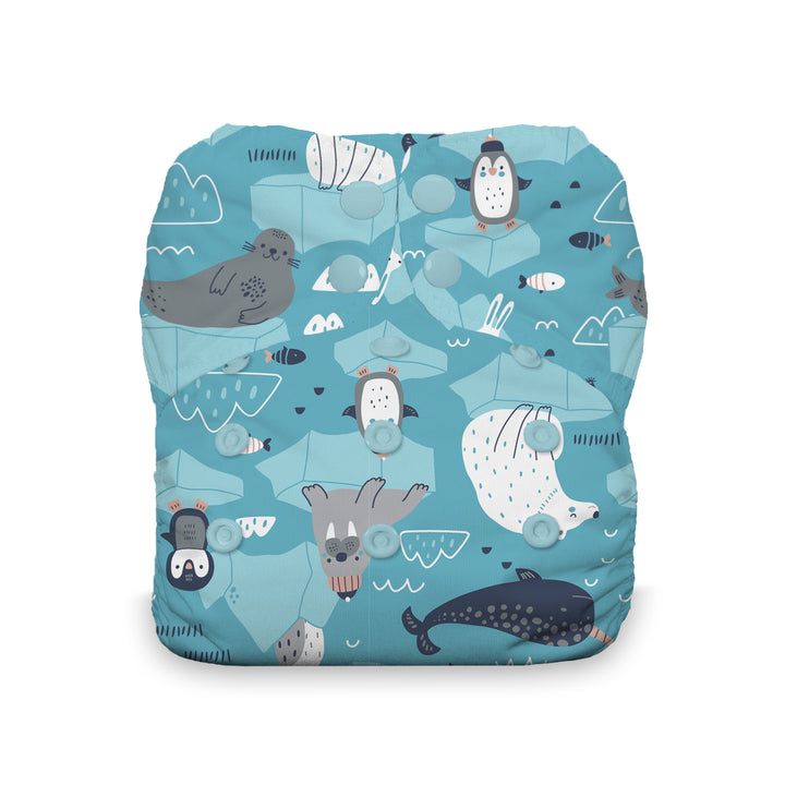 Thirsites natural all in one cloth diaper ice flow