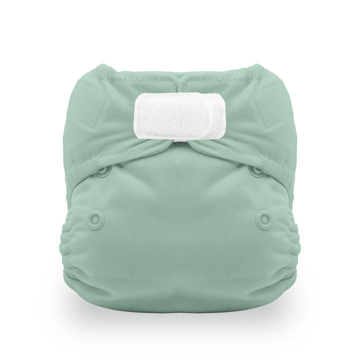 Thirsties Natural Newborn AIO Diaper Hook and Loop jade
