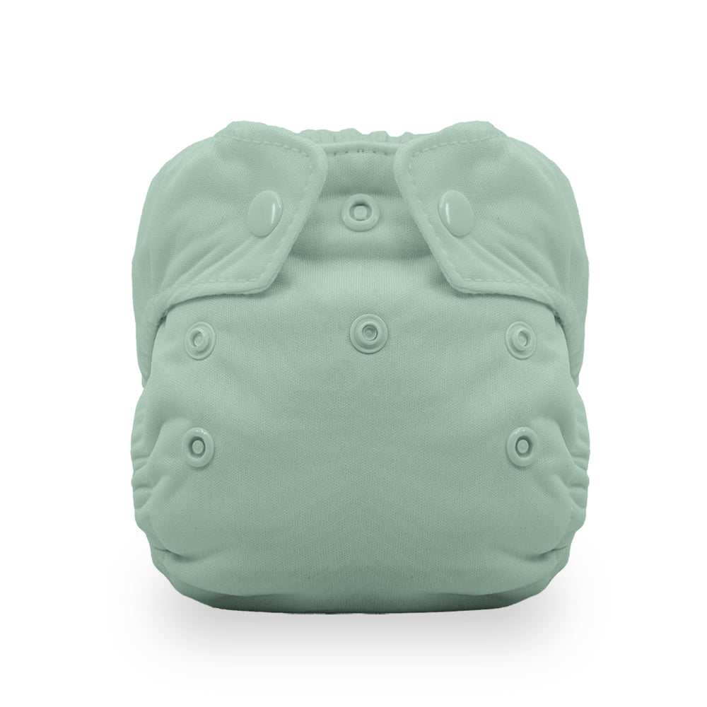 Thirsties Natural newborn cloth diaper jade
