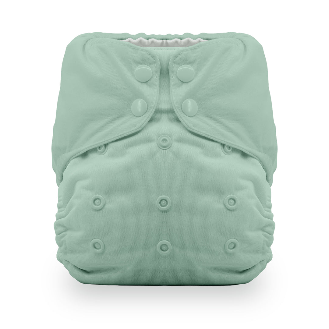 Thirsties natural all in one cloth diaper  jade green