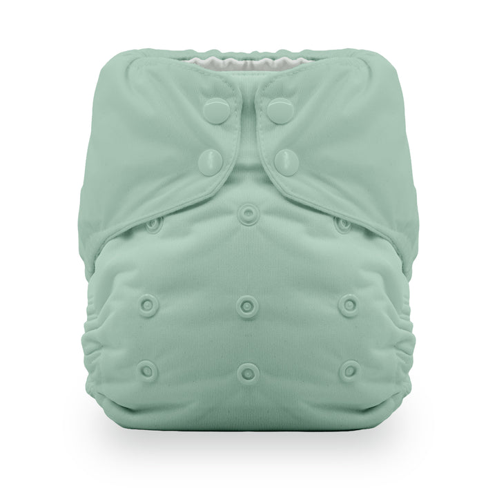 Thirsties natural all in one cloth diaper  jade green
