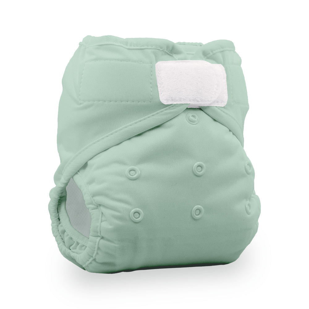 Thirsties Natural One Size Pocket Diaper Hook and Loop  Jade