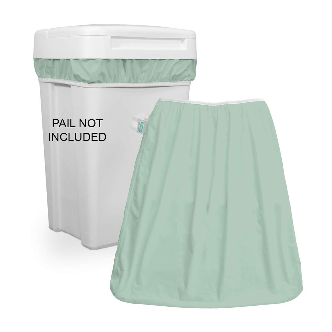 Thirsties simple diaper pail liner jade green