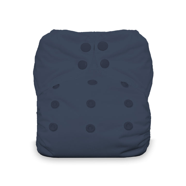 Thirsties natural all in one cotton diaper navy blue