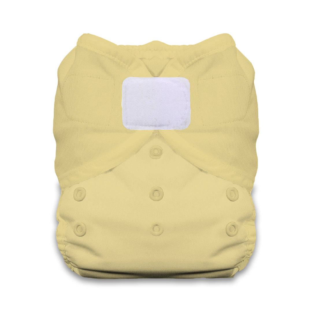 Thirsties cloth diaper cover hook and loop yellow pineapple