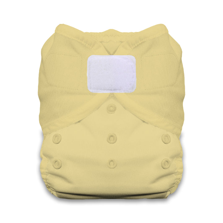 Thirsties cloth diaper cover hook and loop yellow pineapple