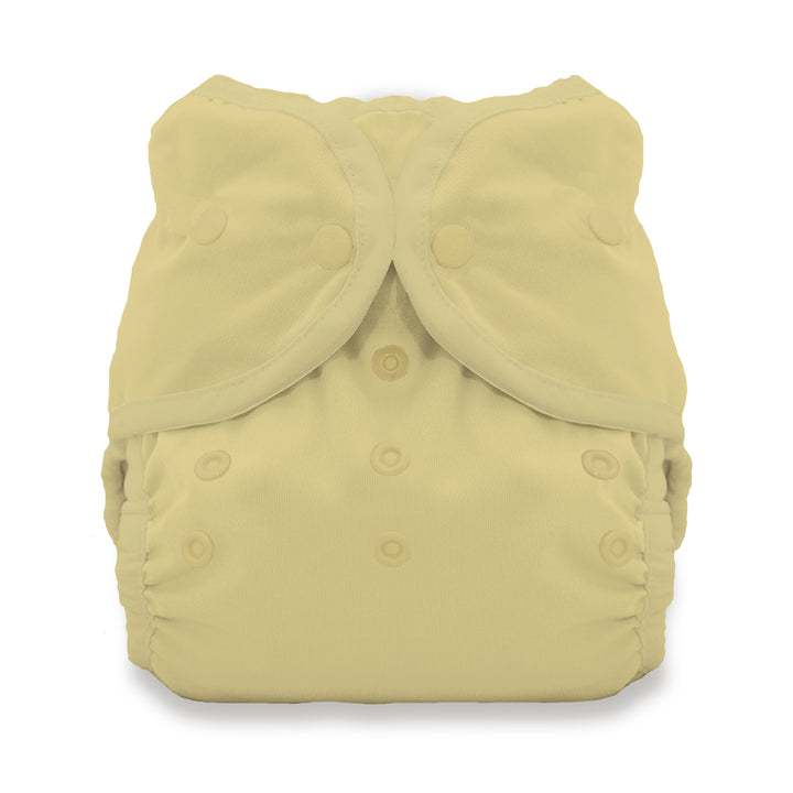 Thirsties Duo Wrap diaper cover snap closure pineapple yellow