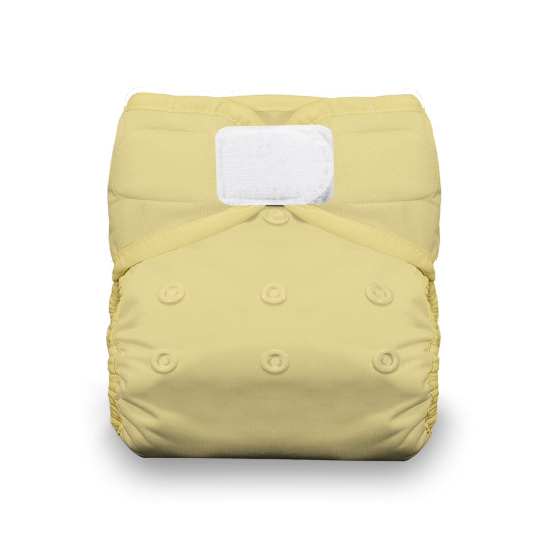 Thirsties natural cotton interior pocket diaper yellow pineapple