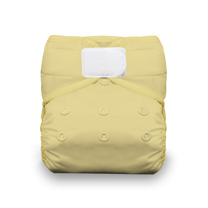 Thirsties natural cotton interior pocket diaper yellow pineapple