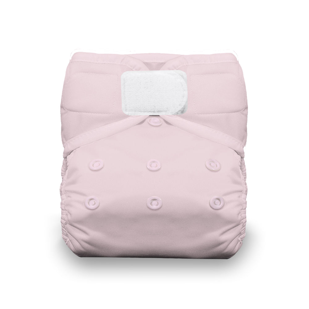Thirsties Natural One Size reusable Pocket Diaper Hook and Loop pink