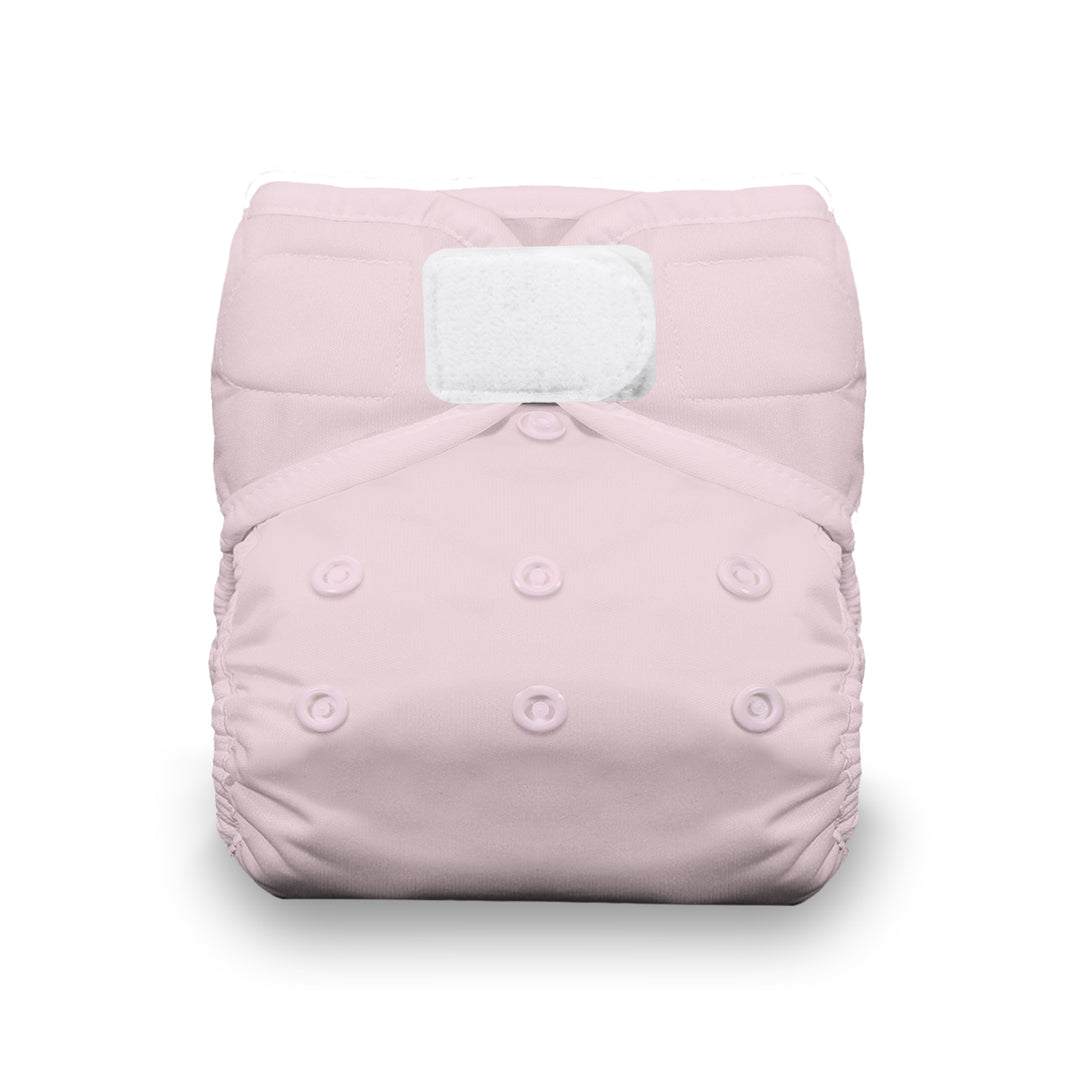 Thirsties Natural One Size reusable Pocket Diaper Hook and Loop pink