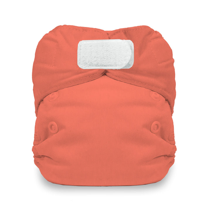 Thirsties Natural Newborn AIO Hook and Loop Salmon