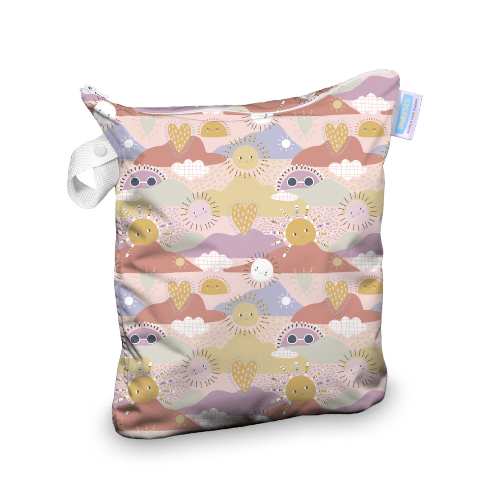 Thirsties Deluxe Wet Bag for cloth diapers sunny