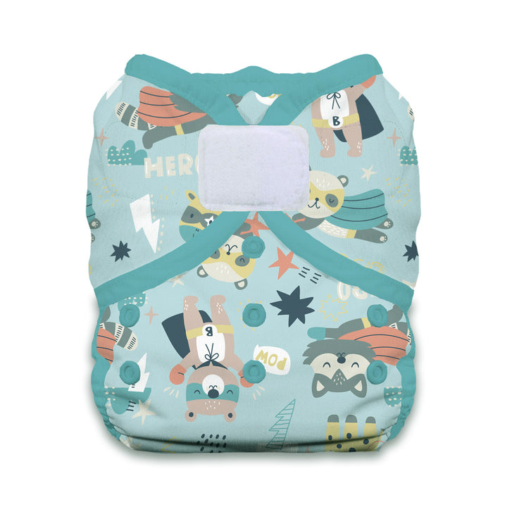 Thirsties Duo Wrap diaper cover hook and loop Super Hero print