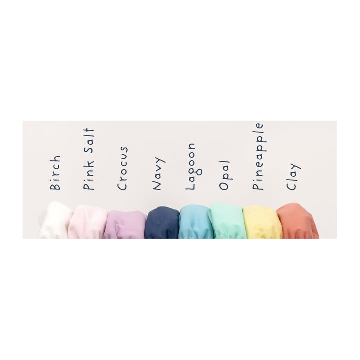 Solild color Thirsties cloth diapers